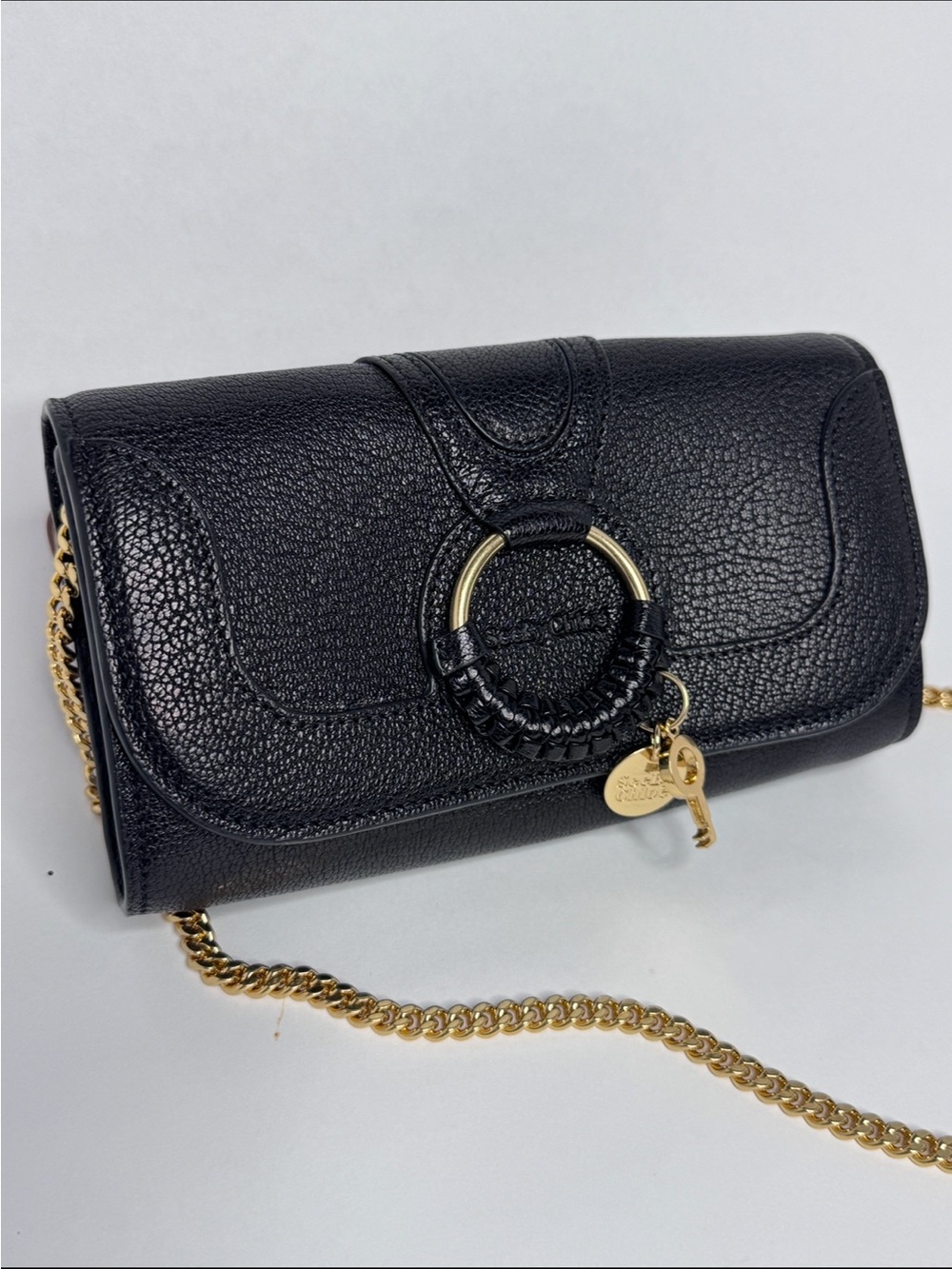 SeeBy Chloe Hana Leather Chain Wallet